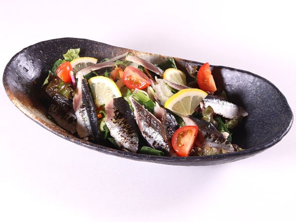 炙りさんまのサラダ風カルパッチョ